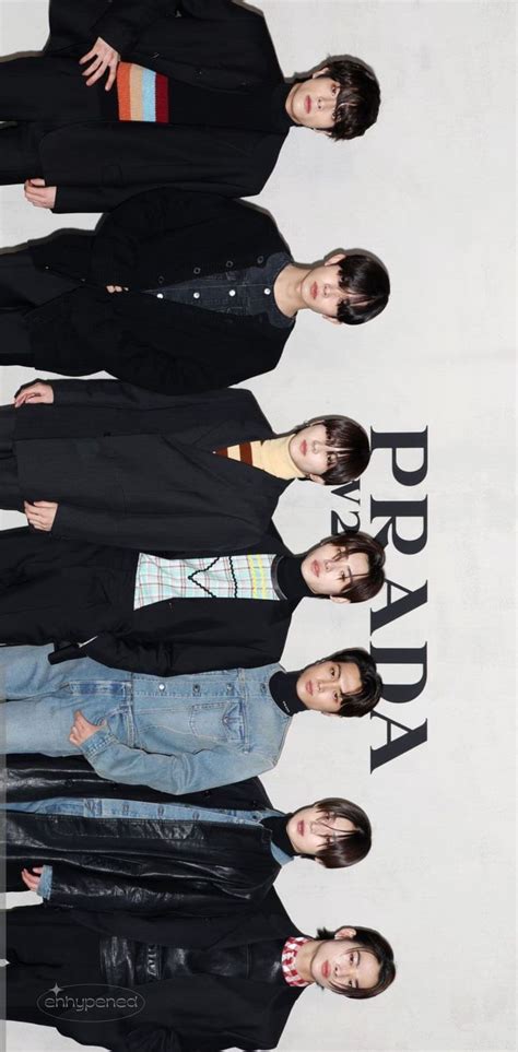 celebrities in prada|enhypen prada 2024.